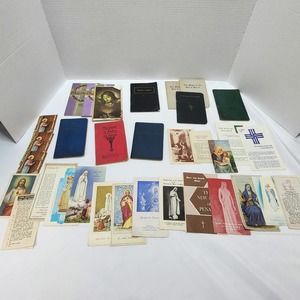 Mid Century Christian Catholic Religious Booklets Pamphlets Prayer Epherma
